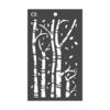 Pochoir « Birch trees »