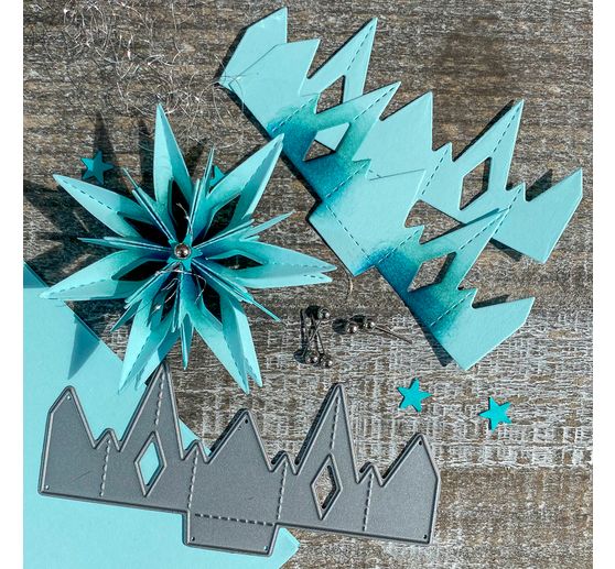 étoile de noel bandes de papier