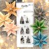 Silicone stamp for folding star small "Christmas"