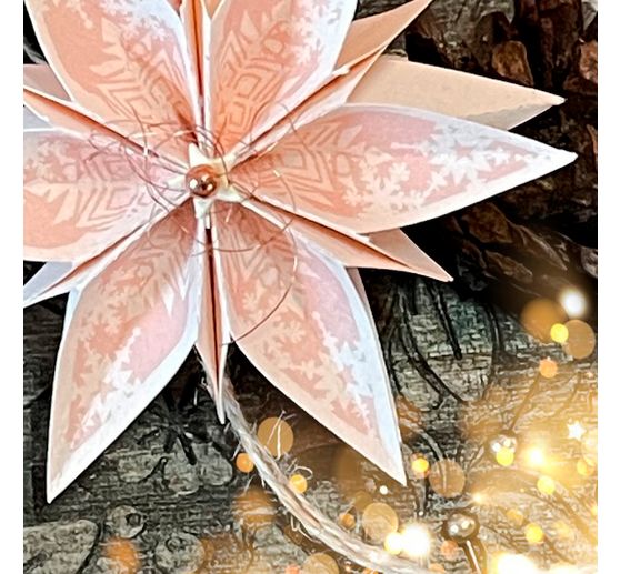 Tampons en silicone pour étoile en papier grand modèle « Christmas »