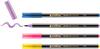 edding 1340 Brush pens "Glitter", set of 4
