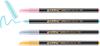Feutres pailletés pastel edding 1200