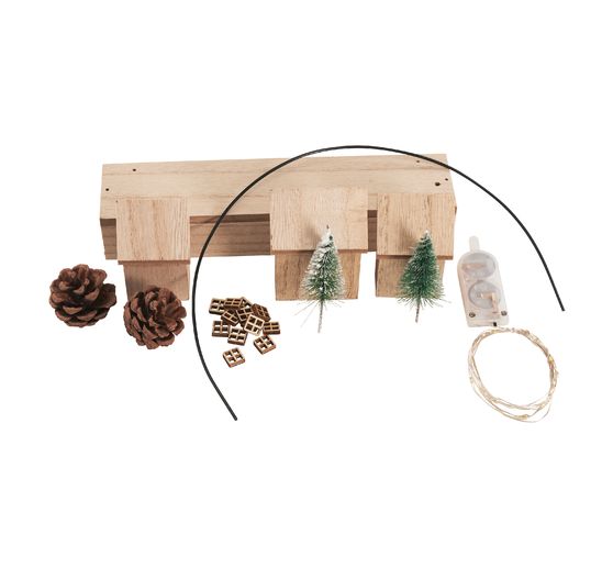 Kit complet VBS « Village hivernal avec arc lumineux »
