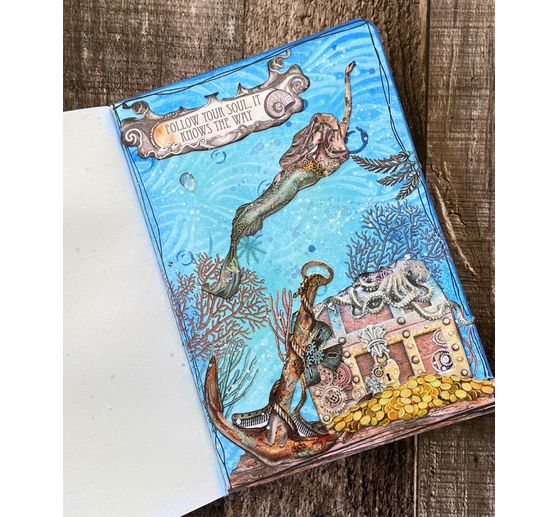 Scrapbook block "Songs of the Sea"
