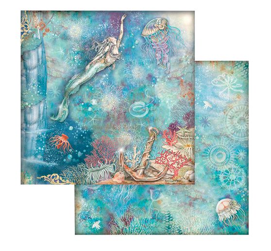 Bloc de papier scrapbooking « Songs of the Sea »