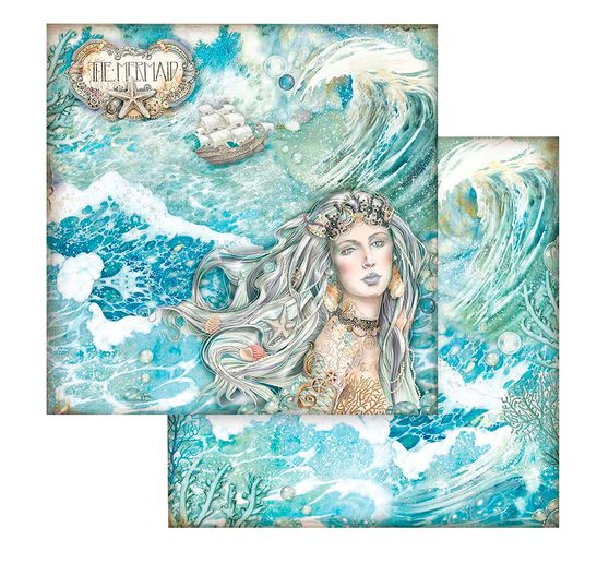 Bloc de papier scrapbooking « Songs of the Sea »