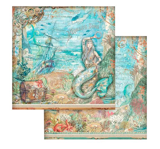 Bloc de papier scrapbooking « Songs of the Sea »