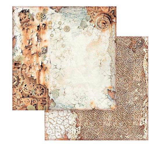 Bloc de papier scrapbooking « Songs of the Sea - Backgrounds »