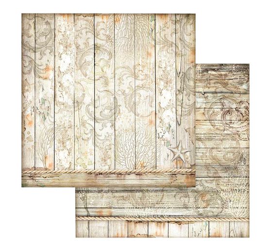 Bloc de papier scrapbooking « Songs of the Sea - Backgrounds »