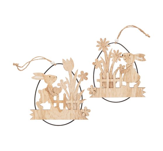 Suspension œuf VBS « Lapin de Pâques »