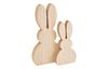 VBS Wooden rabbits, set of 2