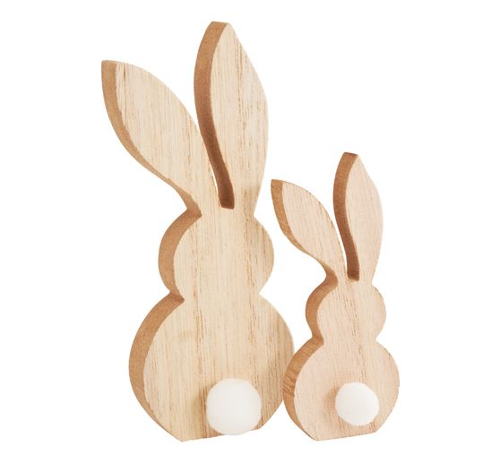 Lapins en bois VBS « Bommel et Bonnie »