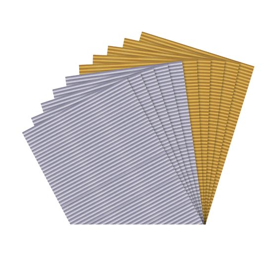 Corrugated board assortment "Metallic"