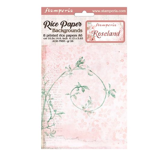 Soies de paille à motifs Backgrounds « Roseland »