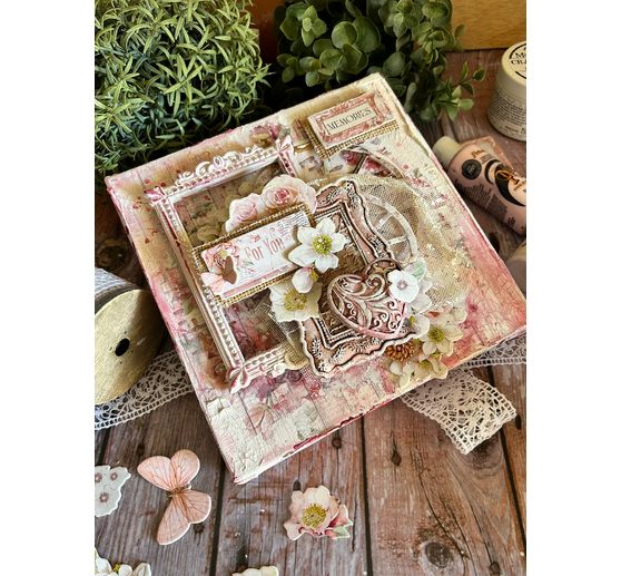 Bloc de papier scrapbooking « Roseland »