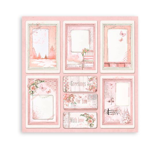 Bloc de papier scrapbooking « Roseland »