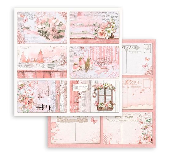 Bloc de papier scrapbooking « Roseland »