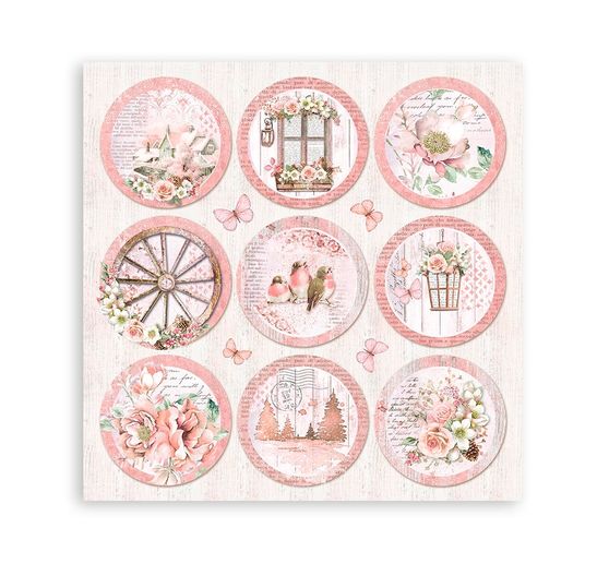 Bloc de papier scrapbooking « Roseland »