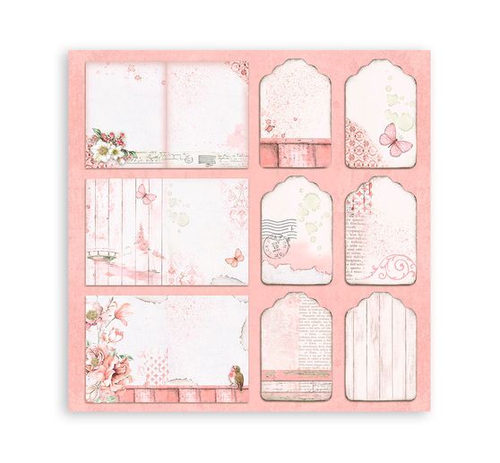 Bloc de papier scrapbooking « Roseland »