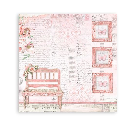 Bloc de papier scrapbooking « Roseland »