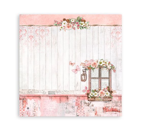 Bloc de papier scrapbooking « Roseland »