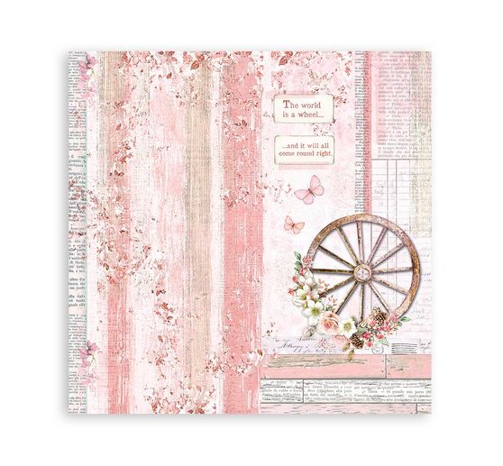 Bloc de papier scrapbooking « Roseland »