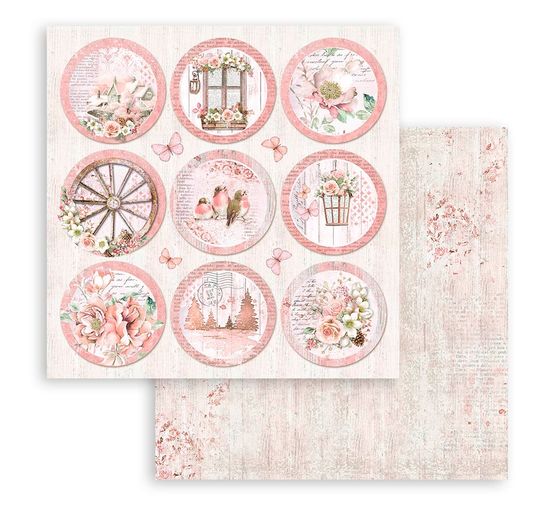 Bloc de papier scrapbooking « Roseland »