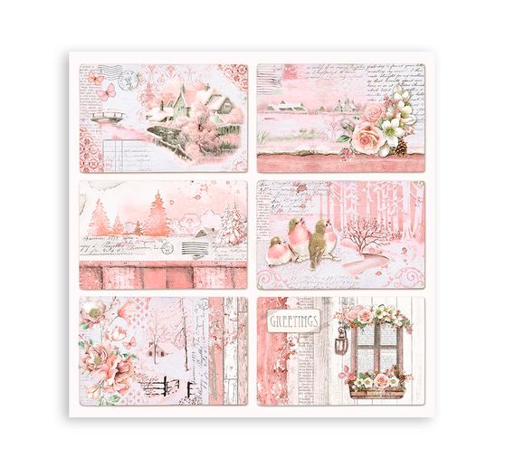 Bloc de papier scrapbooking « Roseland »