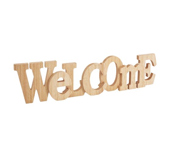 VBS Wooden lettering "Welcome"
