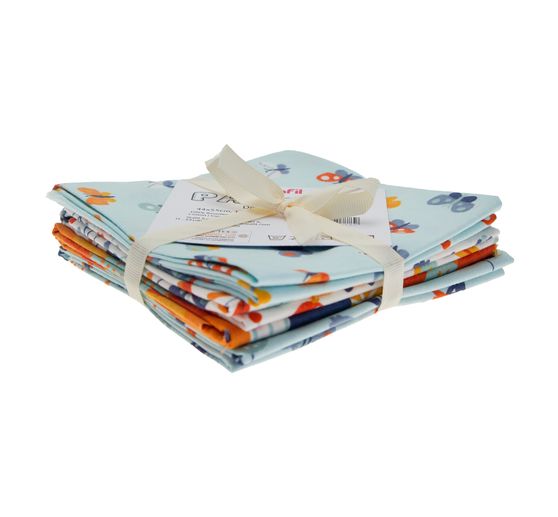 Fabric package patchy "Birds and butterflies"