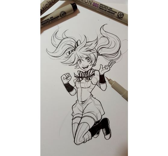 Sakura Pigma Micron « Collection Manga », set de 3, Noir