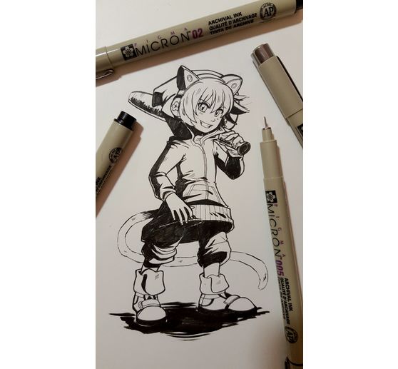 Sakura Pigma Micron "Collection Manga", set de 6