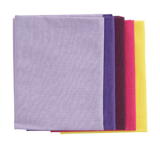 Assortiment de tissus Patchy Uni « Lavande-Baies »