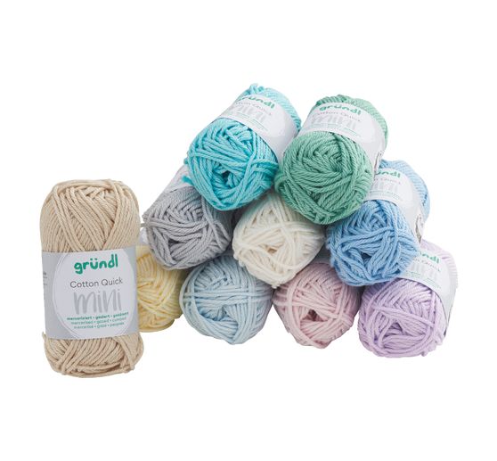 Fils Gründl Coton Quick minis « Pastel shades »