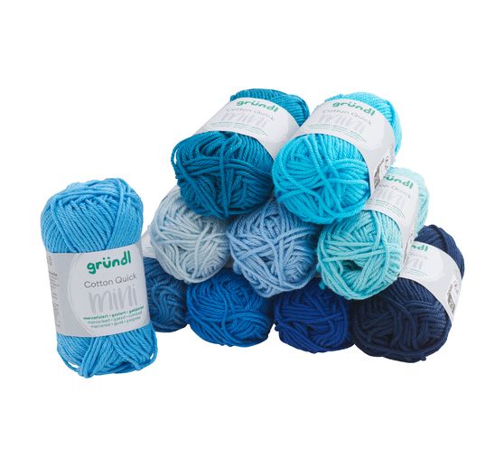 Gründl Cotton Quick Mini "Shades of Blue"