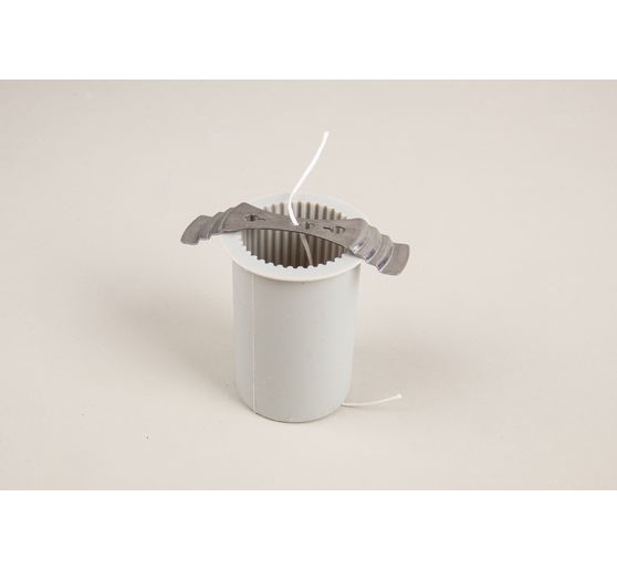 Moule en silicone « Bougie cylindrique côtelée »