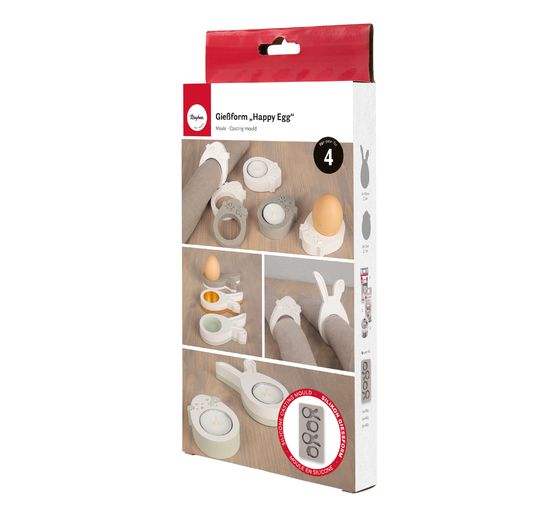 Moule en silicone « Happy Egg »