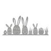 Gabarit d'estampe « Famille de lapins »