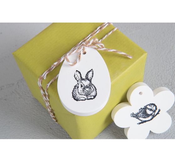 Tampon en bois « Petit lapin »
