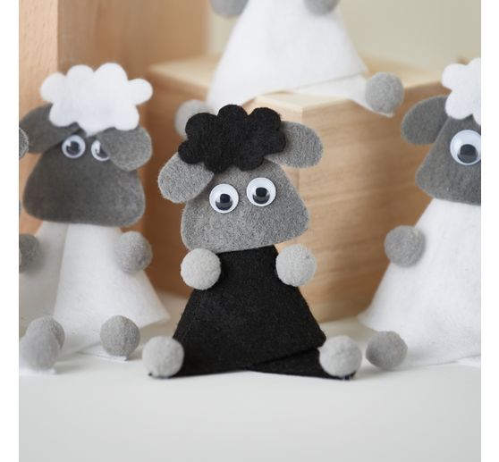 Kit créatif VBS « Moutons en feutrine »