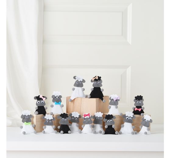 Kit créatif VBS « Moutons en feutrine »