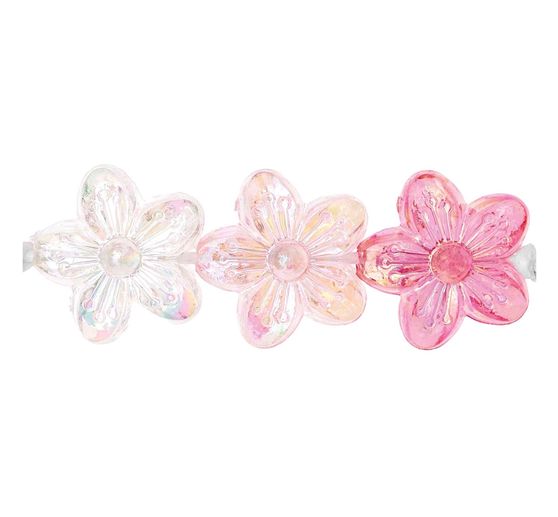 Assortiment de perles itoshii « Fleurs holographiques »
