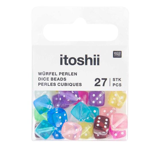 Assortiment de perles itoshii « Dés »