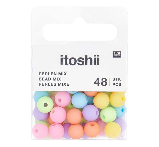 Assortiment de perles itoshii « Pastel Matt »