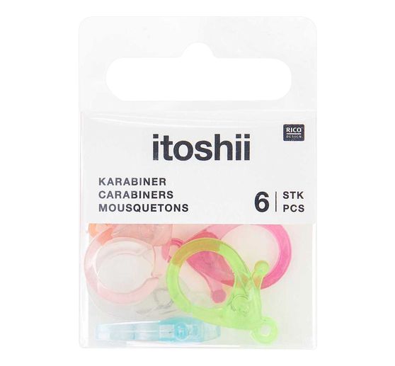 Assortiment de mousquetons itoshii « Fashion Mix »