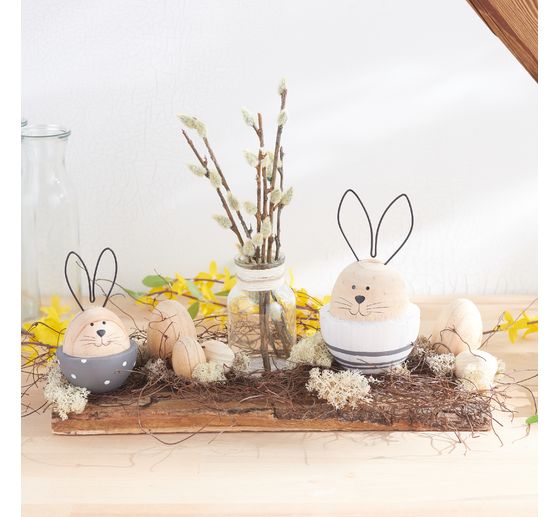 VBS Wooden egg, 4 cm