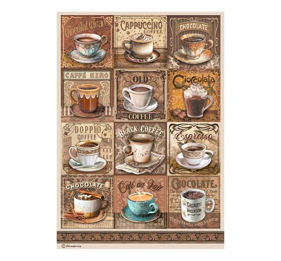 Assortiment de soies de paille à motifs « Coffee and Chocolate »
