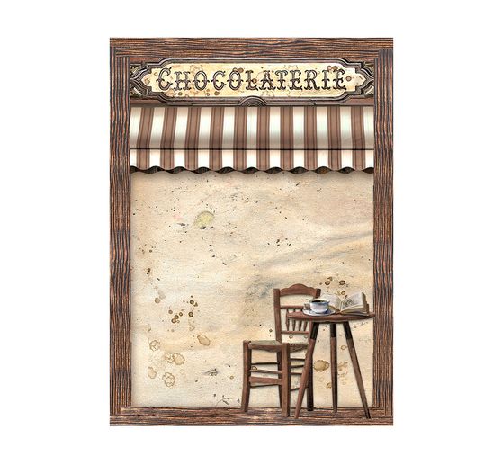 Soies de paille à motifs Backgrounds « Coffee and Chocolate »