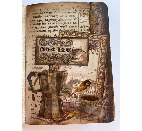 Bloc de papier scrapbooking « Coffee and Chocolate »