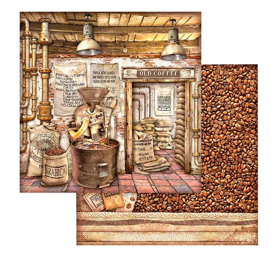 Bloc de papier scrapbooking « Coffee and Chocolate »